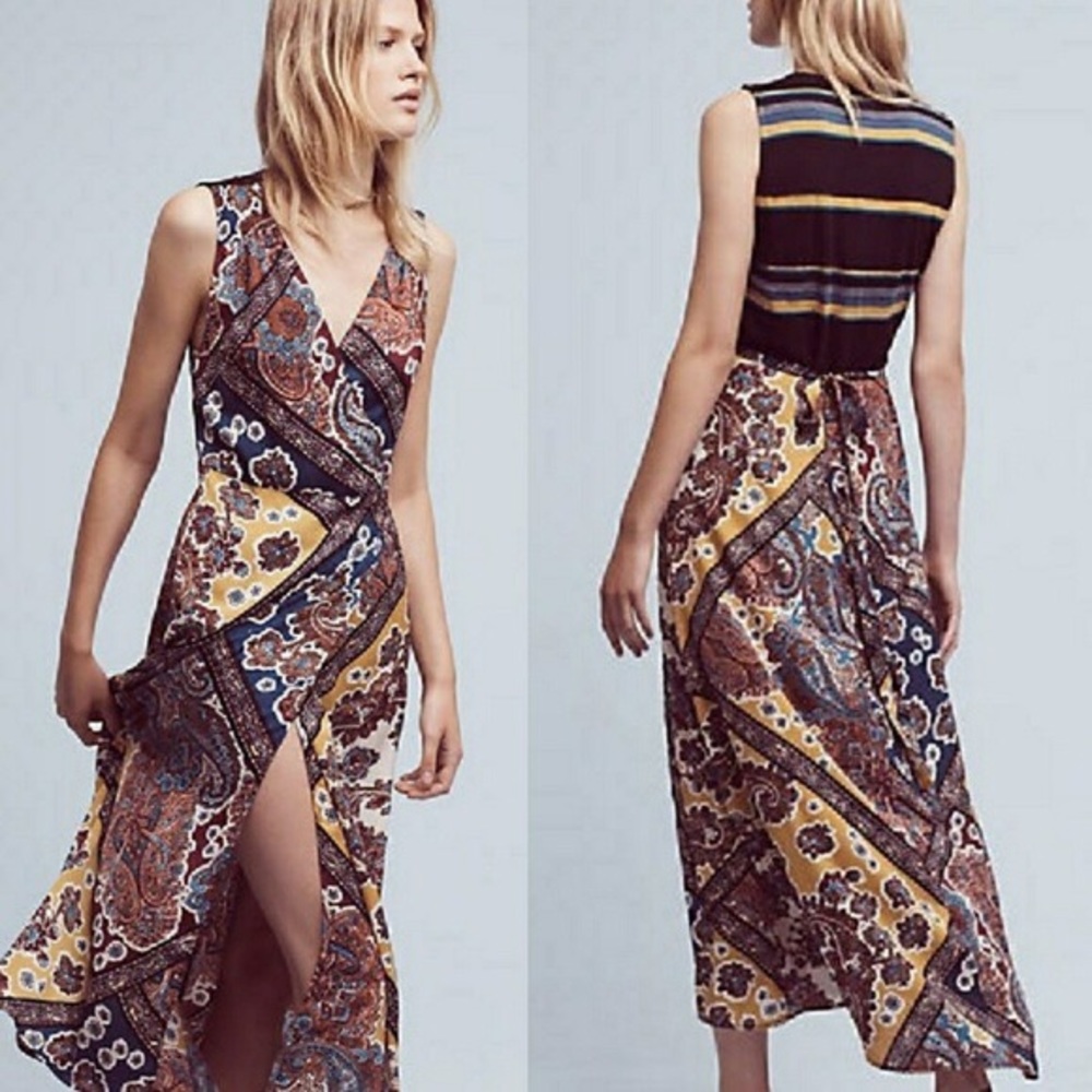 NWT Wrap Maxi Dress
